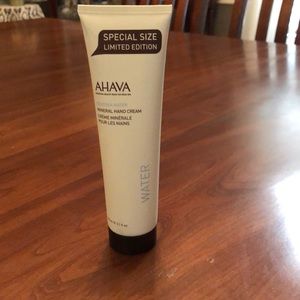 Ahava mineral hand cream.